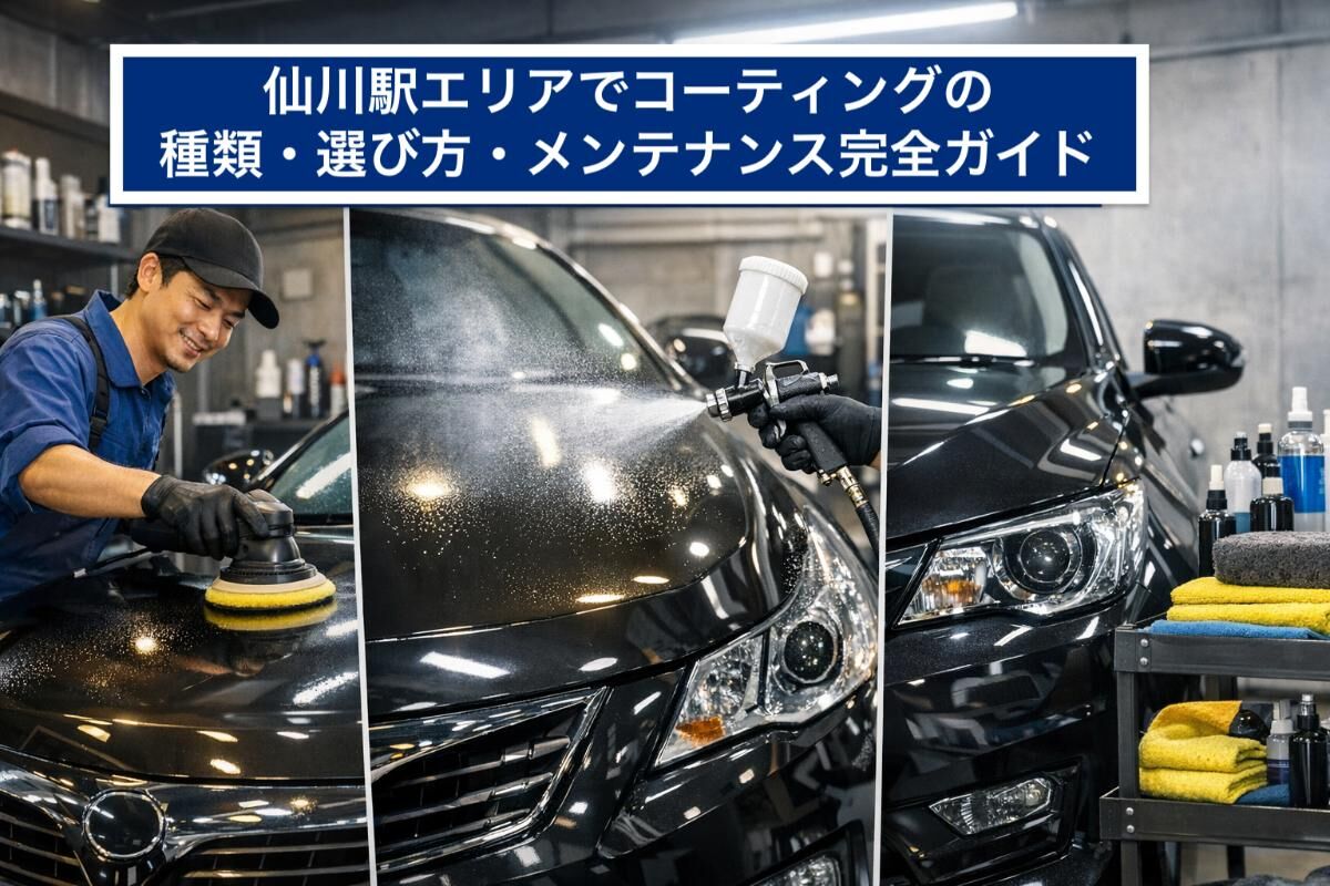 仙川駅エリアでコーティングの種類・選び方・メンテナンス完全ガイド