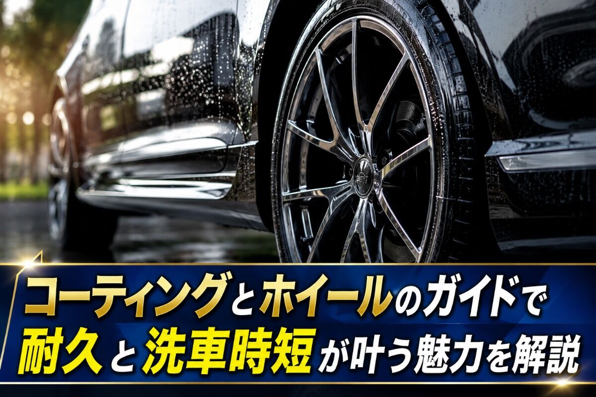 コーティングとホイールのガイドで耐久と洗車時短が叶う魅力を解説